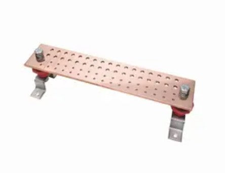 Burndy BBB14420J | Bare Copper Busbar, 20 in. Long, 4 in. Wide