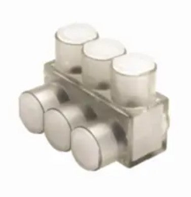Burndy BIBS7503 | 1-Sided, 3-Conductor, Clear Insulated Multi-Tap Connector
