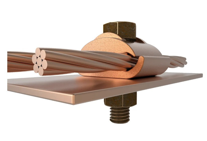 Burndy GC2626 | Mechanical Grounding Connector, Two Cables to Bus Bar