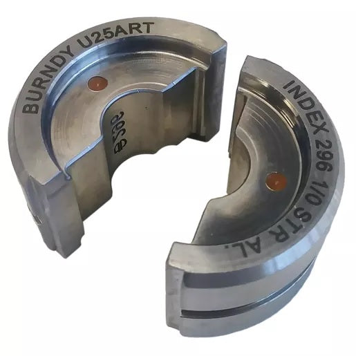 Burndy U25ART | Stainless Steel U Die, Tan, Index 296