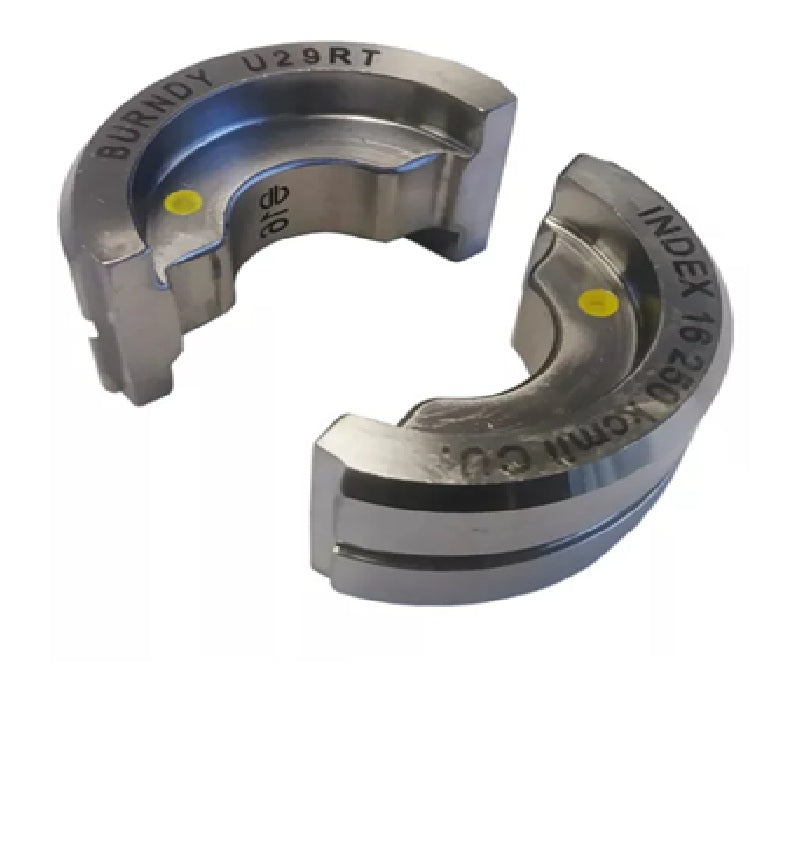 Burndy U29RT | Stainless Steel U Die, Yellow, Index 16