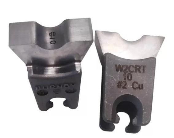 Burndy W2CRT | Stainless Steel W Die, Brown, Index 10