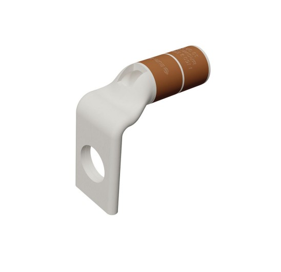 Burndy YA34L690 | Copper Compression Terminal, 500 kcmil, 1-Hole, 1/2 in. Stud, Standard Barrel, 90°