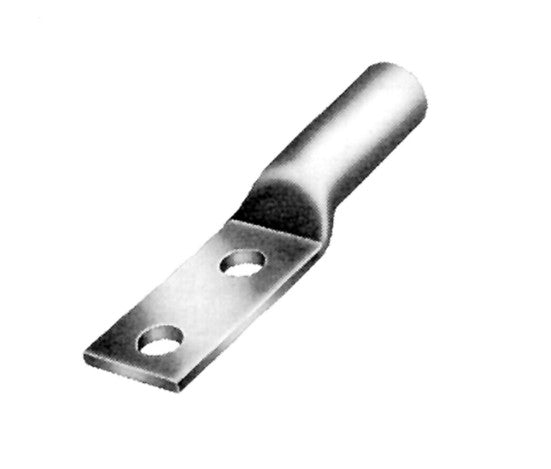 Burndy YA36A3N131TD12E | Aluminum Compression Terminal, 600 kcmil, 2-Hole, 1/2 in. Stud, AL9CU
