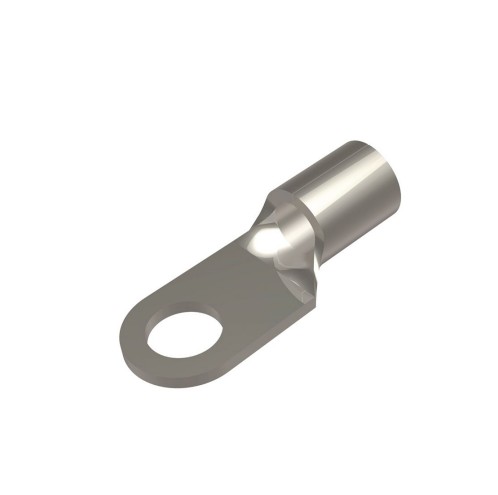Burndy YAD2CM6E14 | Uninsulated Ring Terminal, 2 AWG, 1-Hole, 1/4 in. Stud