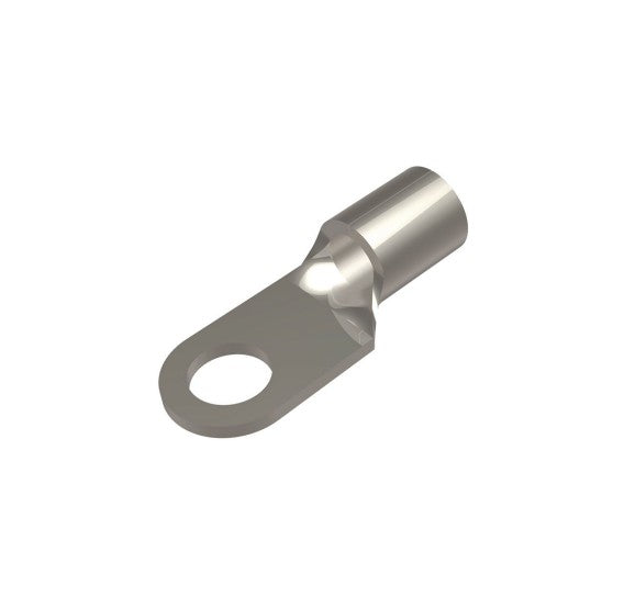Burndy YAD8CM6E14 | Uninsulated Ring Terminal, 8 AWG, 1-Hole, 1/4 in. Stud