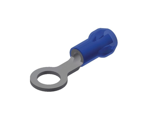 Burndy YAE14N1 | Nylon Ring Terminal, 16-14 AWG