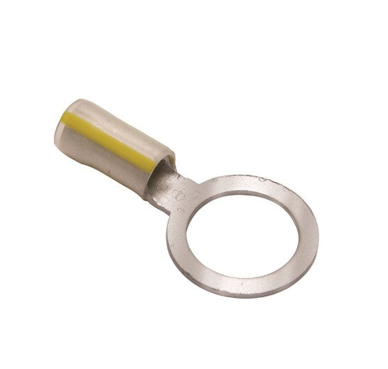 Burndy YAES10K58 | Radiation-Resistant Insulated Ring Terminal, 12-10 AWG