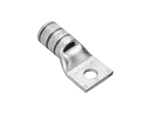 Burndy YAV6CL2 | Uninsulated Ring Terminal, 6 AWG, 1-Hole, 3/8 in. Stud