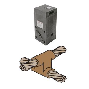 Burndy B2707 | 10047930 | Weld, Welded Connection Mold, Reusable, Tap - Horizontal Cable Cross (lapped)