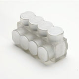 Burndy BIBS2504 | 25018667 | Unitap, Multiple Tap, 4 Port, Aluminum, Insulated, Clear, 10 SOL, 250 MCM