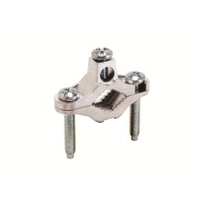 Burndy CZ11 | 25004372 | Ground Clamp, (1) Cable Parallel to Pipe, Die-Cast Zinc, 1/2 to 1 Inch IPS