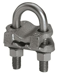 Burndy GAR114C | 260100 | Ground Clamp, 8 SOL - 4 STR, 1/2 Inch OD, 1/4 Inch IPS