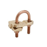 Burndy GAR3906BU | 261006 | Ground Clamp, (1) Cable Parallel or 90-Degree to Pipe, Copper Alloy, 6 Inch IPS