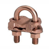 Burndy GAR184C | 260480 | Ground Clamp, (1) Cable Parallel or 90-Degree to Pipe, Copper Alloy, 2 Inch IPS