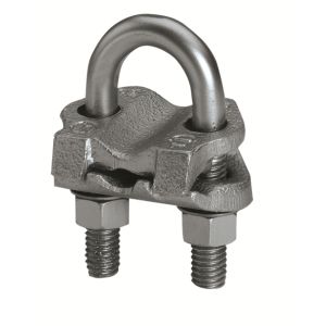 Burndy GAR144C | 260160 | Ground Clamp, (1) Cable Parallel or 90-Degree to Pipe, Copper Alloy, 1/2 to 3/4 Inch IPS