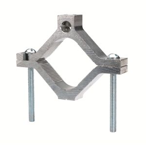Burndy GC18A | 262003 | Ground Clamp, (1) Cable Parallel to Pipe, Aluminum Alloy, 1-1/4 to 2 Inch IPS