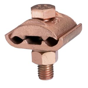 Burndy GC2929 | 264172 | Ground Clamp (2) Cable Parallel to Bar with Spacer Copper Alloy