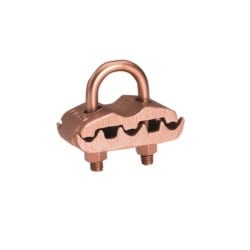 Burndy GK6429 | 264371 | Ground Clamp, (3) Cable Parallel to Pipe, Copper Alloy, 3/8 Inch IPS
