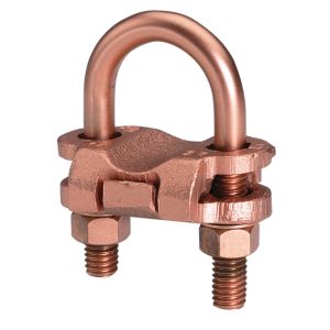 Burndy GP6426 | 264425 | Ground Clamp, (2) Cable 90-Degree to Pipe, Copper Alloy, 3/8 Inch IPS