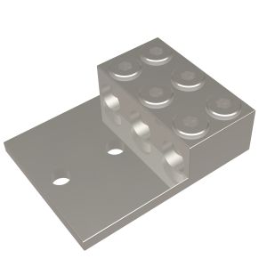 Burndy KK3A40U2N | 392056 | Mechanical Terminal, Aluminum, Tin Plated, 1/2 Inch, Hex Socket, CU/AL