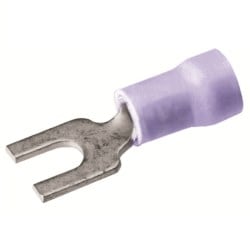 Burndy TP146F | 509248 | TNC fork Tongue Terminal 16-14 AWG 4-6 Bolt Blue