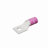 Burndy YA25L2 | 50220D | Hylug, Lug, Compression, Copper, 1/4 Inch, 1 Hole, 1/0 AWG, Pink