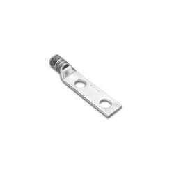 Burndy YA34L2TC14E2 | 50222W | Copper Compression Terminal, 2 Holes with Inspection Window
