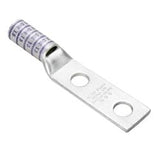 Burndy YA2CL2NT14 | 25017016 | Hylug, Lug, Compression, Copper, 3/8 Inch, 2 Holes, 2 AWG, Brown