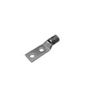 Burndy YA2CL2TC14E1 | 50238P | Lug, Compression, Copper, 1/4 Inch, 2 Holes, 2 AWG STR, Brown