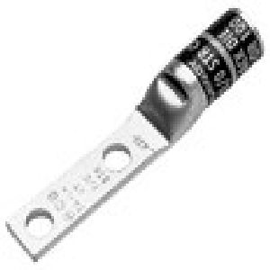 Burndy YA44L2NNTFX | 510573 | Hylug, Lug, Compression, Copper, 1/2 Inch, 2 Holes, 750 MCM, Yellow