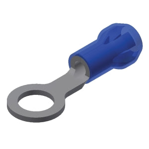 Burndy YA6CL2TC1445 | 50236N | Lug, Compression, Copper, 1/4 Inch, 2 Holes, 6 AWG STR, Blue