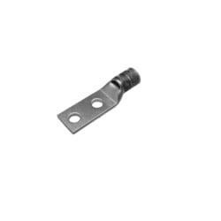 Burndy YA4CL2TC14E1 | 50238N | Copper Compression Lug, 2 Hole with Inspection Window, Standard Barrel, 1/4 Inch Stud