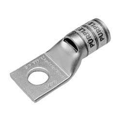 Burndy YA2CL245 | 50228E | 1 Hole Lug Standard Barrel 45 Degree 2 STR 1/4 Inch Stud with Inspection Window Brown ROHS