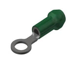 Burndy YAE12N2 | 643310 | Ring Terminal, 14 to 12 AWG, 1/4 Inch Stud, Green