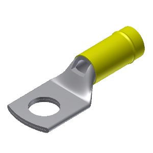 Burndy YAEV10T3 | 651835 | INSULUG, Terminal, Ring, Insulated, 600V, 1/4 Inch, 12 to 10 AWG