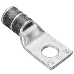 Burndy YA8CL3BOX | 50228Q | Hylug, Lug, Compression, Copper, 1 Hole, 3/8 Inch, 8 AWG, Red