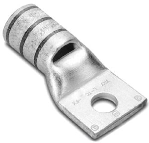 Burndy YAV2CL3 | 610668 | Copper Compression Lug, 1 Hole with Inspection Window, Short Barrel, 10 Stud, AN-2 AWG Flex