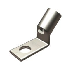 Burndy YAV28LTC38FX45 | 518381 | Copper Compression Lug, Bevel Entry, 1 Hole with Inspection Window, Standard Barrel