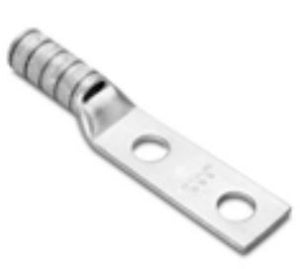 Burndy YAV29L2NTCFX | 26002572 | Hylug, Lug, Compression, Copper, 1/2 Inch, 2 Holes, 4/0 Flex, Yellow