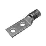 Burndy YAV2CL2TC14FX | 518441 | Hylug, Lug, Compression, Copper, 1/4 Inch, 2 Holes, 2 AWG, Brown