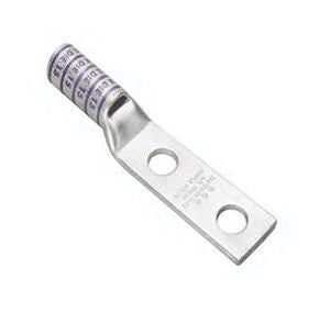 Burndy YAZ252TC14E1 | 25015936 | Compression Lug, 1.38 Inch/Long, Skived Barrel, 1/0 AWG STR