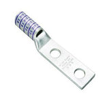 Burndy YAZ2C2NTC38 | 25019146 | Compression Terminal Lug, Long, Skived Barrel, 2 AWG, 2 Holes
