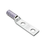 Burndy YAZ342N | 25016811 | Hylug, Lug, Compression, Copper, 1/2 Inch, 2 Holes, 500 MCM, Brown