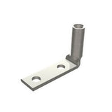 Burndy YAZV4C2TC14FX90 | 25019428 | Lug, Compression, Copper, 1/4 Inch, 2 Holes, 4 AWG, Gray
