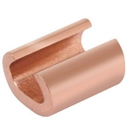 Burndy YC28C28 | 148630 | Copper Compression C-Tap, 3/0 AWG (Sol)-4/0 AWG (STR) (Run), 3/0 AWG (Sol)-4/0 AWG (STR) (Tap), 1-1/16 Inch C-Tap Length