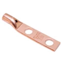 Burndy YGHA272N | 25014243 | Compression Lug, 1.18 Inch /Short Barrel, CU Conductor, 2 Holes