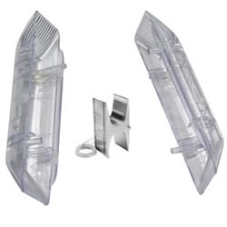 Burndy YH2C2CWCC | 10061252 | Copper Compression H Tap with Clear Flame Retardant Cover, 2-6 AWG