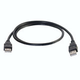 C2G CG28106 | 6.6ft (2m) USB 2.0 A Male to A Male Cable - Black