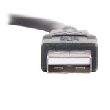 C2G 28106 | 6.6ft (2m) USB 2.0 A Male to A Male Cable - Black